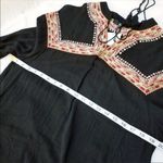 Missguided  Embroidered Yoke Cheesecloth Dress Photo 4