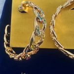 Kurt Geiger  Pave Crystal‎ Hoop Earrings Photo 4