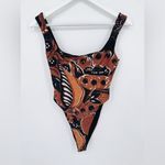 Mara Hoffman Idalia One Piece Swimsuit Brown Print NWT Sz XS Photo 3