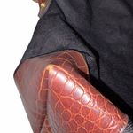 Diane Von Furstenberg DVF  Vintage Black Canvas Large Tote Bag Photo 9