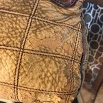 Salvatore Ferragamo TAN & BROWN DISTRESSED EMBOSSED LEATHER W/GANCINI FRINGE Photo 12