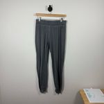 Spiritual Gangster  Women’s Grateful Embroidered Joggers in Grey Size S Photo 1