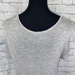 Forever 21 oversize short sleeve scoopneck top grey size small women Photo 5