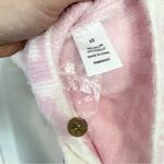 LA Hearts NWOT Pink and White Flower Checkered Sweater Vest XS Photo 3