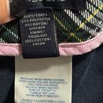 LANDS’ END size 10 women’s school uniform side pleat plaid skirt above the knee Green Photo 8