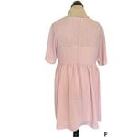 Aritzia Wilfred Women's Dress Kenzie Babydoll Pink Quartz Size XS Dolman Sleeve Photo 3
