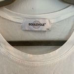 SoulCycle Tank Top White Sleeveless Graphic Tee Palm Beach Sz L EUC Photo 3