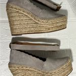 Chloé Chloe Beige Espadrille suede lace up Wedges 37 boho summer minimalist neutral Photo 2