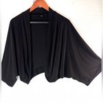 Tiana B. 1X Crop Bolero Black Jacket Top Photo 2