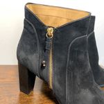 Adrienne Vittadini  Taki Black Faux Suede Heeled Boot Size 11M Photo 4