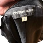 Philippe Adec Paris Women's Dark Gray & Black Vintage Blazer/Coat size 6 Photo 8