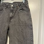 H&M EUC Women’s Sz: 6 Dusty Gray Denim Baggy Wide Leg Loose Fit High Waist Jeans Photo 9