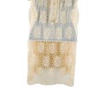 Altar'd State Crochet Open Knit Short Sleeve Tunic Top With Open Back Photo 5