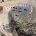 Trina Turk blue white black safari halter bustier Photo 3