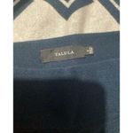 Talula  Navy Blue 100% Cotton Flounce Mini Skirt High Waist S Aztec Print Photo 3