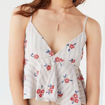 Urban Outfitters  Floral Peplum Top Photo 0