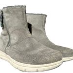 Sorel Explorer Zip Ankle Boots Waterproof Comfort Leather Outdoor Gray 6.5 Photo 1