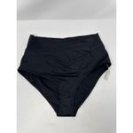 Aerie Brand New  Women's Size Large Black High Waisted Coverage Bikini Bottom Photo 3