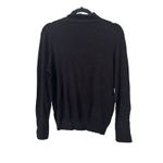 ZARA Mockneck Basic Knit Sweater Black Sz Large Photo 2