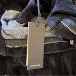 Monrow Black Velvet Shorts Romper‎ nwt Size XS Photo 6