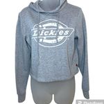 Dickies Women’s Gray Pull Over Cropped Hoodie Sweater Size XS Photo 0