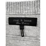 Rag and Bone Rag Bone Grey Orange Stripe V Neck Long Sleeve Sweater Store Exclusive XS Photo 2