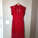 Alexis  NWT Red Lace V Neck Halley Dress XS Photo 6