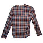 Wild Fable  Blue Brown Plaid Flannel Button-Down Cozy Casual Layering Shirt M Photo 2