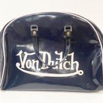 Von Dutch  Navy Blue Rounded Bowling Bag Travel Duffle Vintage Photo 10