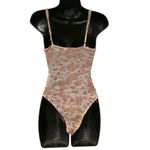 Forever 21  Floral Lace Body Suit in Pale Pink and Cream BRAND NEW Size S Photo 2