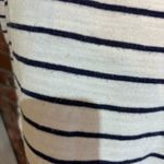 J.Crew womens striped short sleeve terry cloth boat neck top blue/white medium Photo 3