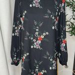 H&M Black Floral Long Sleeve Light Dress. Photo 1