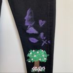 Everlane EUC  High Rise Skinny Black Painted Jeans Size 27 Photo 11