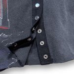 OOAK Furst Of A Kind Dale Earnhardt Shirt Snap Detail Cropped NASCAR Graphic Tee Black Size L Photo 6