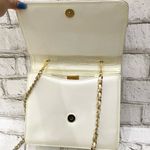 Stuart Weitzman Vintage Metallic Patent Leather Chain Strap Crossbody Bag Photo 3