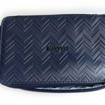 Missoni  Navy Blue Travel Zipper Close Toiletry Bag Photo 0