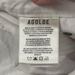 AGOLDE  Fen High Rise Relaxed Organic Cotton White Distressed Crop Jeans Size 28 Photo 12