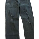 Liverpool The Slim Boyfriend Womens Black Distressed Jeans sz 12/31 Photo 8