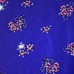 Old Navy  Royal Blue Floral Sleeveless Blouse XS Photo 2