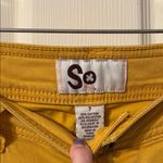 SO  Brand Juniors Size 7 Mustard Yellow Jeans Photo 1