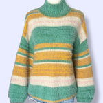 Kimchi Blue Urban Outfitters  Fuzzy Striped Sweater Photo 0