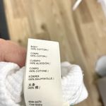 Free People Oversized Relaxed Waffle-Knit Thermal Sweater Top White size Medium Photo 10