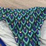 Luli Fama  blue green bikini bottom Photo 3