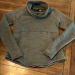 Marmot  Quilted Cowl Neck Pullover in Green Size Small EUC Photo 0