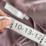 ASTR The Label Dress Womens Small Mauve Pink Gaia Satin Slip Slit Midi Formal Photo 5