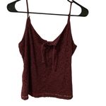 Hollister  Lace-Up Maroon Fully lined Camisole Photo 3