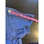 Cut Loose Dress Womens Medium Linen Cotton Lagenlook High Slit Layer Coastal USA Blue Photo 10