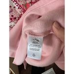 Coldwater Creek  Pink Heart Patchwork Sweatshirt Women PM‎ Long Sleeve Cozy Photo 3