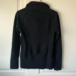 Lululemon Black Radiant Jacket II Thumb Holes Cowl Neck Full Zip Thick Womens 6 Photo 3
