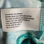 Liz Lange maternity blue and green abstract print midi dress size XS Photo 4